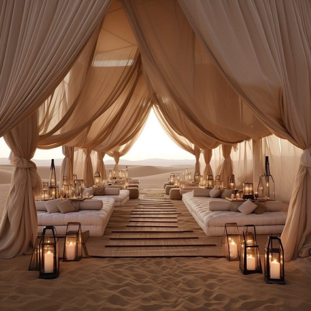 Indian wedding theme ideas desert sand wedding decoration