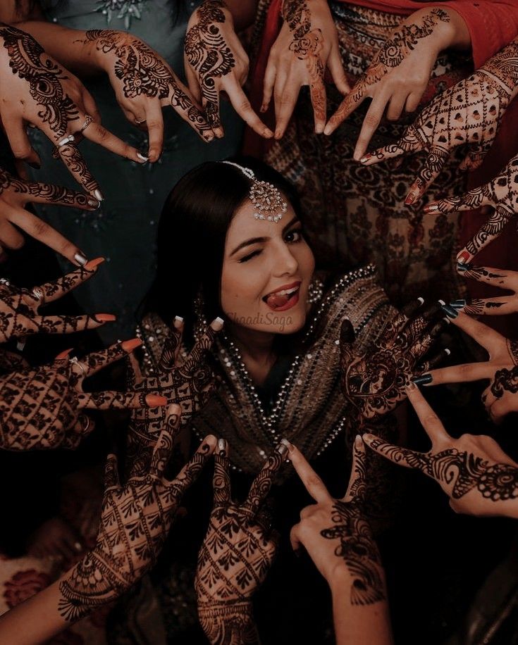 Indian wedding theme ideas mehendi function bride